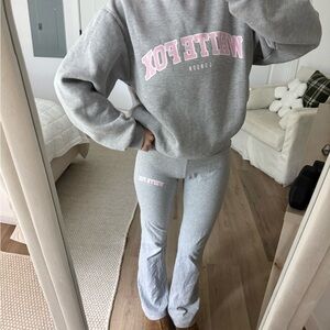 White Fox Walker Twins Grey Sweat Set